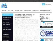 Tablet Screenshot of ijtra.com